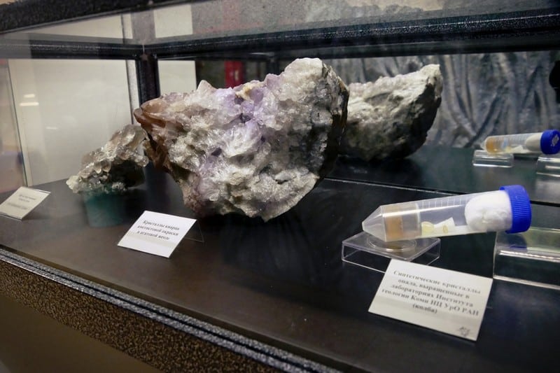 В вятский палеонтологический музей доставили кристаллы весом по 50 кг