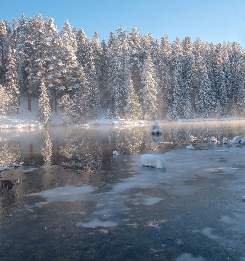 На единственном тёплом озере в Кировской области замечен лёд